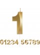 URAQT Birthday Candle for Cake, 5D Shape Birthday Number Candles